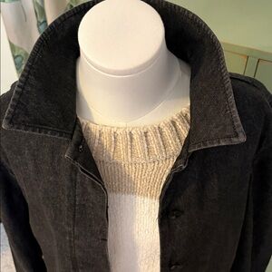 Classiques Entier Vintage Black Denim Jean Jacket